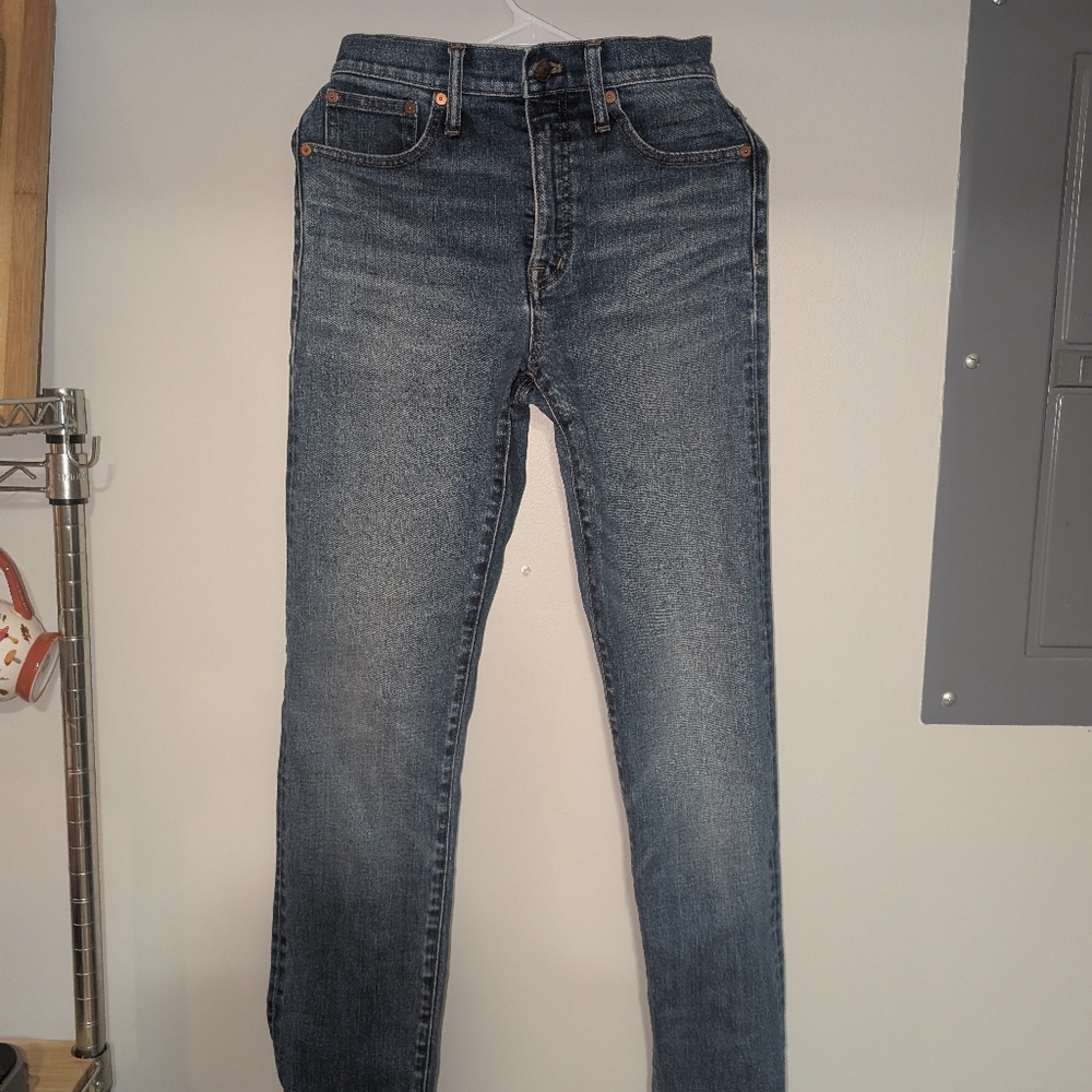 Classic Blue Denim Jeans Size 24 Tall